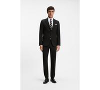 BOSS Traje de dos piezas en mezcla de lana elástica jaspeada - StyleH-Harvey-2Pcs-263CNF, 50576192 Negro 54