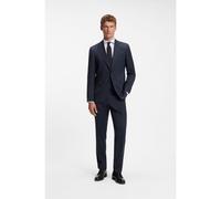 BOSS Traje regular fit de dos piezas en lana virgen elástica - StyleH-Jeckson-2Pcs-263, 50571958 Azul oscuro 60