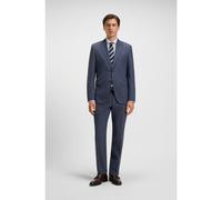 BOSS Traje regular fit de dos piezas en paño elástico estampado - StyleH-Jeckson-2Pcs-224, 50555999 Azul oscuro 58