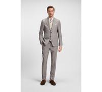 BOSS Traje regular fit en lana virgen a cuadros - StyleL-Jarrod-2Pcs-241, 50545415 Beige 54