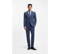BOSS Traje slim fit de dos piezas de paño elástico con microestampado - StyleH-Huge-2Pcs-253, 50557252 Azul 54