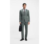 BOSS Traje slim fit de dos piezas de paño elástico con microestampado - StyleH-Huge-2Pcs-253, 50557252 Verde 94
