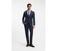 BOSS Traje slim fit de dos piezas en lana y seda - StyleL-Heston2PcsLP-FP263, 50566396 Azul 56