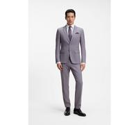 BOSS Traje slim fit de dos piezas en tejido con microestampado - StyleH-Huge-2Pcs-253, 50561834 Lila 94