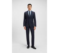 BOSS Traje slim fit de lana virgen con microestampado - StyleH-Houston-2Pcs-252, 50546097 Azul oscuro 106
