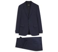BOSS Traje slim fit de lana virgen con microestampado - StyleH-Houston-2Pcs-263, 50576182 Azul oscuro 48
