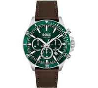 BOSS Troper Reloj para Hombre Analógico de Cuarzo con Brazalete de Piel de Vaca 1514098