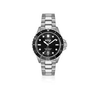 BOSS TROPER SPORT Reloj con esfera negra y pulsera de acero - StyleTROPER SPORT, 58565053 Tono plateado pcs.