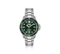 BOSS TROPER SPORT Reloj con esfera verde y pulsera de acero - StyleTROPER SPORT, 58565052 Tono plateado pcs.
