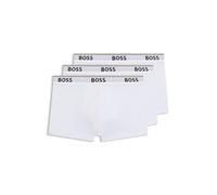 HUGO BOSS Trunk 3p Co/El, Boxers a Pantalones Cortos para Hombre, Blanco (White 100), L