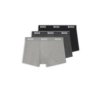 BOSS Trunk 3p Power Bóxer, Open Grey 61, M (Pack de 3) para Hombre
