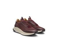 BOSS TTNM EVO deportivas con empeines de punto y detalles de piel - StyleTTNM EVO_Slon_knbult, 50552911 Rojo oscuro 44
