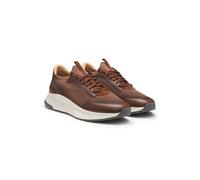 BOSS TTNM EVO deportivas con empeines de punto y detalles de piel - StyleTTNM EVO_Slon_knbult, 50552911 Marrón 41
