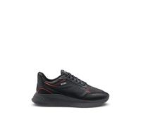 BOSS TTNM EVO Runn Porsche X - Zapatillas deportivas para hombre con malla y piel, talla, gris oscuro, 44 EU