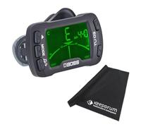 Boss TU-03 Clip On Tuner con paño de microfibra Keepdrum