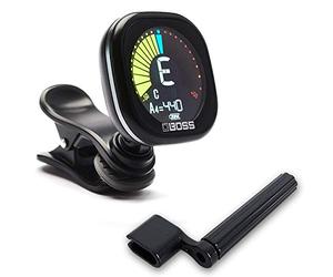 Boss TU-05 - Afinador con clip recargable y manivela para cuerdas Keepdrum