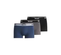 BOSS Calzoncillo boxer 'Power' azul oscuro / gris / gris claro / negro, Talla M