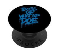 Boss Up What Up Doe | Detroit Michigan PopSockets PopGrip Adhesivo