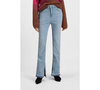 BOSS Vaqueros acampanados de denim elástico azul con aberturas en los bajos - StyleC_ROSA BOOTCUT SPLIT, 50539642 Celeste 25/32