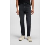 BOSS Vaqueros tapered fit de cómodo denim elástico negro - StyleONYX BO, 50536502 Negro 32/34