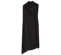 BOSS Vestido asimétrico en tejido de crepé con escote drapeado - StyleDoncha, 50577221 Negro 46