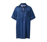 BOSS Vestido en denim azul con cuello abierto - StyleC_POLO DRESS, 50558674 Azul oscuro M