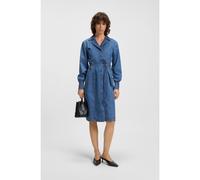 BOSS Vestido camisero con cinturón en denim con orillo - StyleDuestborne, 50532519 Azul 32