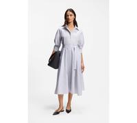BOSS Vestido camisero de popelín de algodón a rayas - StyleDebeca, 50567169 Fantasía 44