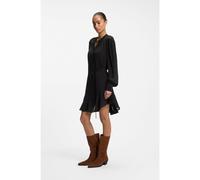 BOSS Vestido camisero en crepé de China - StyleC_Dassandra, 50564726 Negro 38
