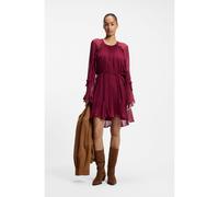 BOSS Vestido con cinturón y manga embudo - StyleC_Dredia, 50564696 Rojo oscuro 34