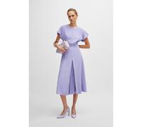 BOSS Vestido con escote ojo de cerradura y aplique plisado - StyleDetosa, 50518861 Luz púrpura 38
