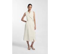 BOSS Vestido cruzado de algodón elástico con cinturón ajustable - StyleDimosa2, 50557446 Natural 44