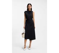 BOSS Vestido de algodón mercerizado con cuello en cascada - StyleEmiaky, 50558902 Negro XL