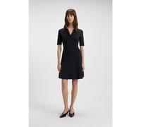 BOSS Vestido de punto con cuello abierto - StyleFelita, 50542876 Azul oscuro L