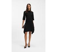 BOSS Vestido de punto con dobladillo asimétrico - StyleFlaris, 50553242 Negro L