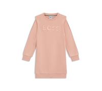BOSS Vestido de punto para niñas en algodón con logo - StyleJ52409/44S04A, J52409 Rosa claro 138