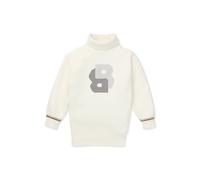 BOSS Vestido de punto para niños con cuello vuelto y monograma Double B de estrás - StyleJ51102/11712A, J51102 Blanco 150
