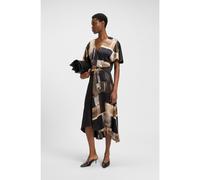 BOSS Vestido de seda con estampado moderno - StyleDimalia, 50542859 Fantasía 32