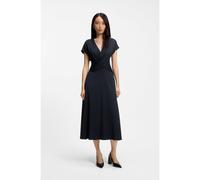 BOSS Vestido de tejido elástico con detalle cruzado en la parte delantera - StyleDareza, 50562339 Azul oscuro 40