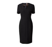 BOSS Vestido de tejido elástico con escote en pico - StyleDamaisa, 50493529 Negro 34