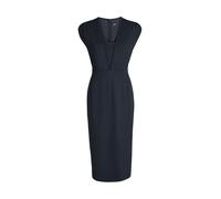 BOSS Vestido ajustado con ribetes de grogrén - StyleDorlita, 50563851 Azul oscuro 36