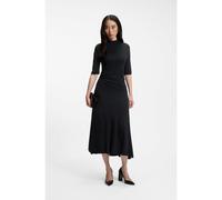 BOSS Vestido en punto mate con detalles drapeados - StyleEylais, 50568831 Azul oscuro XS
