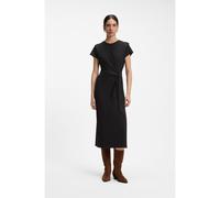 BOSS Vestido midi de punto con detalle de nudo - StyleC_Erlays, 50564231 Negro XS