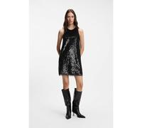 BOSS Vestido mini cubierto de lentejuelas con acabados transparentes - StyleC_Dycole, 50568304 Negro 42