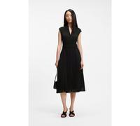 BOSS Vestido plisado con escote en pico - StyleDiloh2, 50518390 Negro 34