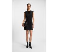BOSS Vestido recto con detalle de cinturón - StyleDrumia, 50543277 Negro 34