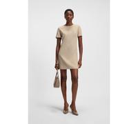 BOSS Vestido recto en crepé suave - StyleDindera, 50541993 Beige claro 42