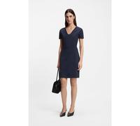 BOSS Vestido slim fit con ribete en la cintura - StyleEduvis, 50555050 Azul oscuro XS