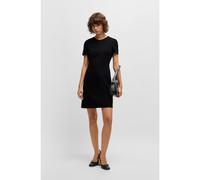 BOSS Vestido slim fit de tejido elástico con escote redondo - StyleDonalara, 50490062 Negro 34