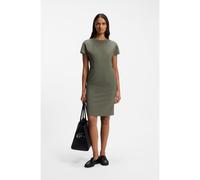 BOSS Vestido slim fit en lana elástica italiana - StyleDinerah, 50566941 Verde oscuro 34